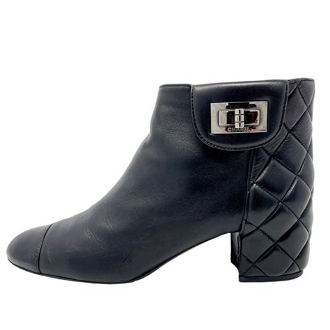 boots chanel mademoiselle|Chanel Mademoiselle Quilted Ankle Boots .